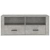 vidaXL TV Cabinet Concrete Grey 100x35x40 cm Engineered Wood