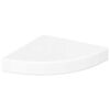 vidaXL Floating Corner Shelves 2 pcs High Gloss White 25x25x3.8 cm MDF