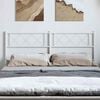 vidaXL Metal Replace Headboard White 150 cm