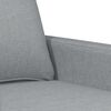 vidaXL Sofa Chair Light Grey 60 cm Fabric