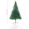 vidaXL Artificial Pre-lit Christmas Tree with Stand 180 cm 564 Branches