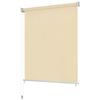 vidaXL Outdoor Roller Blind Cream 400x230 cm HDPE