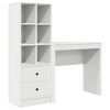 vidaXL Desk White 125.5 x 40 x 127 cm 2 pcs