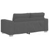vidaXL Loveseat Sofa Dark Grey 140 cm Corduroy Fabric