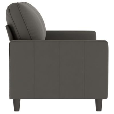 vidaXL 2-Seater Sofa Dark Grey 140 cm Velvet