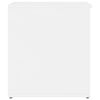 vidaXL Storage Chest High Gloss White 84x42x46 cm Engineered Wood
