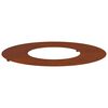 vidaXL suitable for Flat Tree Ring Brown &Oslash;30 / 60 cm Weathering Steel