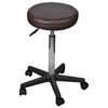vidaXL Office Stools 2 pcs Brown 35.5x84 cm Faux Leather