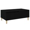 vidaXL Coffee Table Black 90x50x36.5 cm Engineered Wood