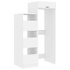 vidaXL Laundry Cabinet Set with Storage 2 pcs White Engineered wood