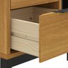 vidaXL Bedside Cabinet "FLAM" 49x35x50 cm Solid Wood Pine