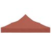 vidaXL Party Tent Roof 6x3 m Terracotta 270 g/m²