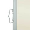 vidaXL Patio Retractable Side Awning 100x500 cm Cream