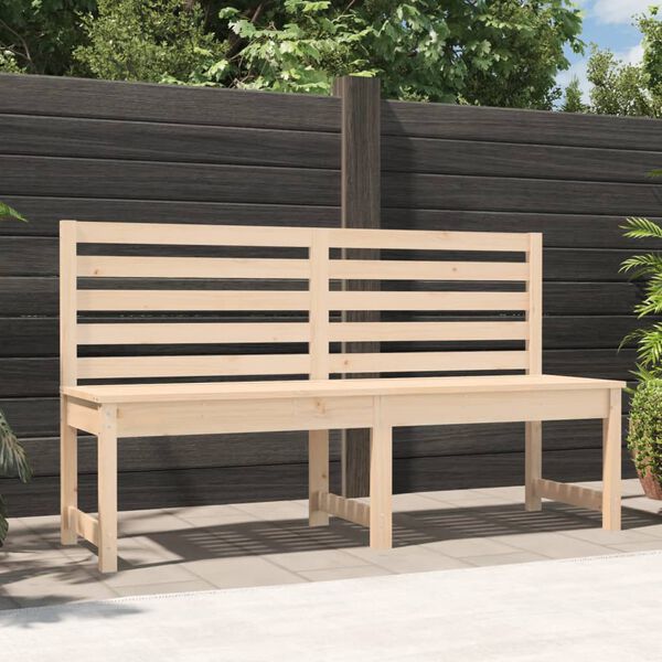 vidaXL Garden Bench 157.5 cm Solid Wood Pine