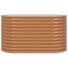 vidaXL Raised Bed Brown 160 x 80 x 81 cm Steel