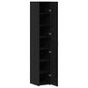 vidaXL Highboard 2 pcs Black Oak 30 x 42.5 x 185 cm