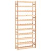 vidaXL Wine Rack for 77 Bottles Pinewood