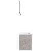 vidaXL Bathroom Furniture Set Concrete Grey Engineered Wood