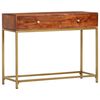 vidaXL Console Table 100x35x76 cm Solid Acacia Wood