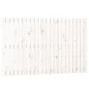 vidaXL Wall Headboard White 140x3x90 cm Solid Wood Pine