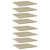 vidaXL Bookshelf Boards 8 pcs Sonoma Oak 40x40x1,5 cm Engineered Wood