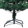 vidaXL Artificial Pre-lit Christmas Tree Green 120 cm PVC and Metal