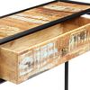 vidaXL Console Table 118x30x75 cm Solid Reclaimed Wood