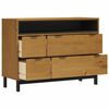 vidaXL Drawer Cabinet FLAM 110x40x80 cm Solid Wood Pine