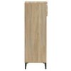 vidaXL Shoe Rack Sonoma Oak 40x36x105 cm Engineered Wood