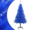 vidaXL Artificial Christmas Tree with Stand Blue 120 cm PVC