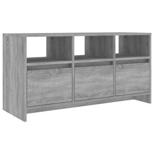 vidaXL Tv Cabinet | Grey sonoma | Engineered wood | 102 cm x 37.5 cm x 52.5 cm