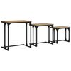 vidaXL Nesting Coffee Table 3 pcs Artisan oak 50.5 x 35 x 53 cm