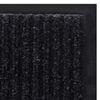 vidaXL Door Mat Black 90 x 60 cm PVC