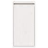 vidaXL Wall Cabinet White 30x30x60 cm Solid Wood Pine