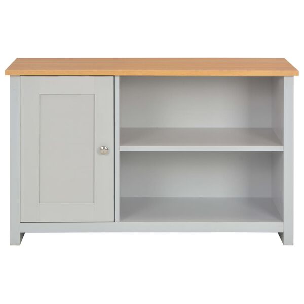 vidaXL TV Cabinet Grey 95x39x58 cm