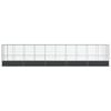 vidaXL Aviary with Extension Silver 1042.5x107x212 cm Steel