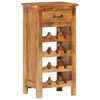 vidaXL Wine Cabinet 40x30x80 cm Solid Acacia Wood