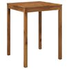 vidaXL Garden Bar Table Natural 80 x 80.5 x 105 cm Solid Acacia Wood