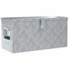 vidaXL Aluminium Box 61,5x26,5x30 cm Silver