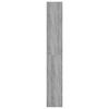 vidaXL Book Cabinet/Room Divider Grey Sonoma 60x30x198 cm