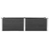 vidaXL Garden Raised Bed 200x50x54 cm WPC Grey