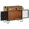 vidaXL Sideboard 80x31x71 cm Solid Rough Mango Wood