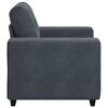 vidaXL Sofa Chair Dark Grey 60 cm Velvet