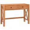 vidaXL Desk with 2 Drawers 100x40x75 cm Teak Wood