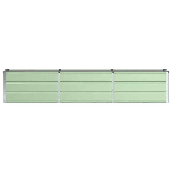 vidaXL Planter Green 240 x 40 x 45 cm Steel
