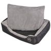 vidaXL Dog Bed with Padded Cushion Size S Black