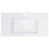vidaXL Built-in Wash Basin 800x460x130 mm SMC White