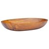 vidaXL Basin Solid Teak Wood 60x40x10 cm