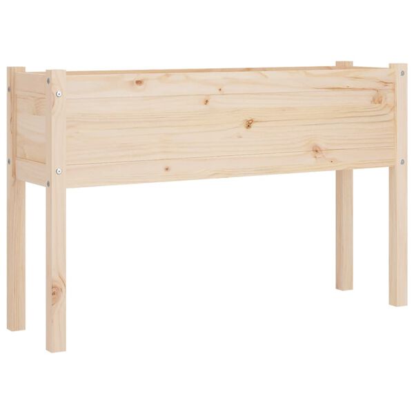 vidaXL Garden Planter 110x31x70 cm Solid Pinewood