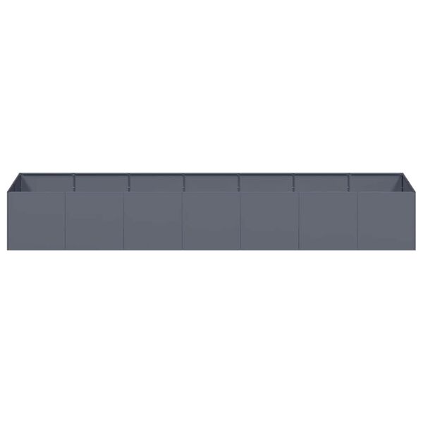 vidaXL Planter Anthracite 280x80x40 cm Steel